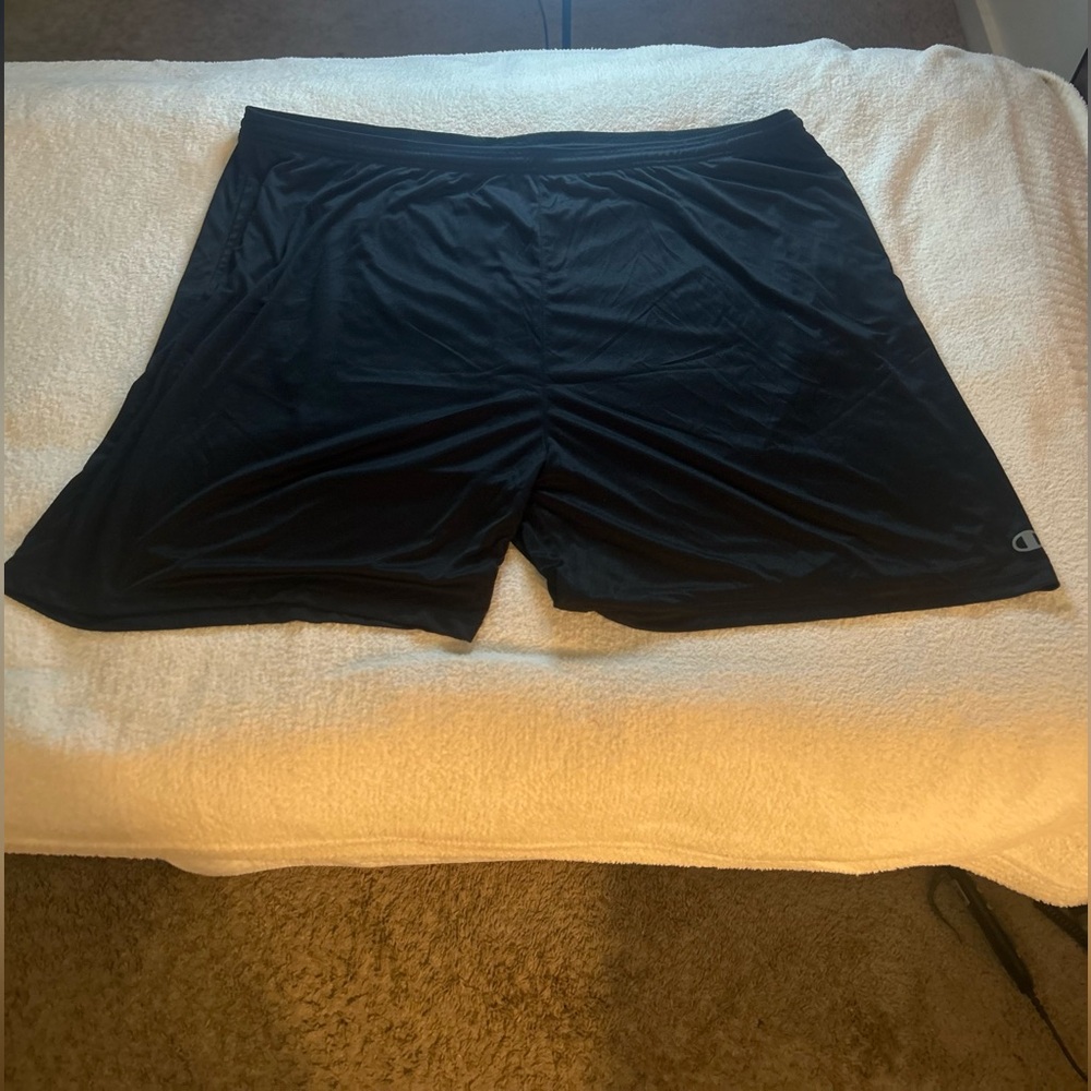 Champion Black Men's Athletic Performance Shorts NWT 6XL